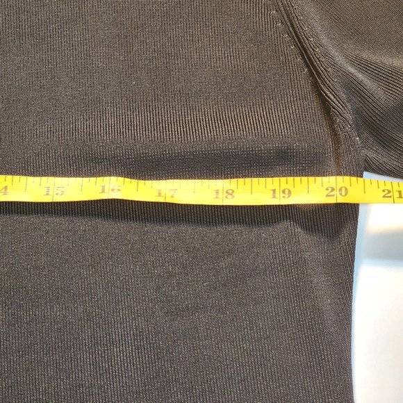 Jessica Ash Black Twin Sweater Set With Accent Black Beading Size XL. New W Tag - Picture 7 of 13